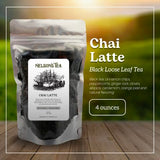 Nelson's Tea Chai Latte - Full-Bodied Black Tea with All-Natural Flavoring - with Spicy Chai blend with Cinnamon Chips, Peppercorns, Ginger Root