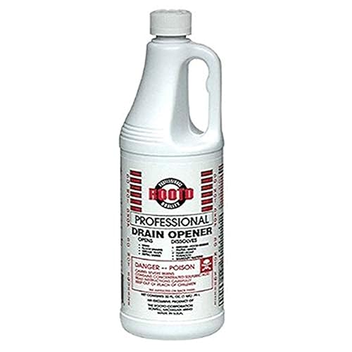 Rooto Professional Drain Opener|Deep Penetration|Opens Drains|Dissolves Grease and Residues from Septic Tanks,Bathrooms,Toilets,Kitchen Pipes|Easy