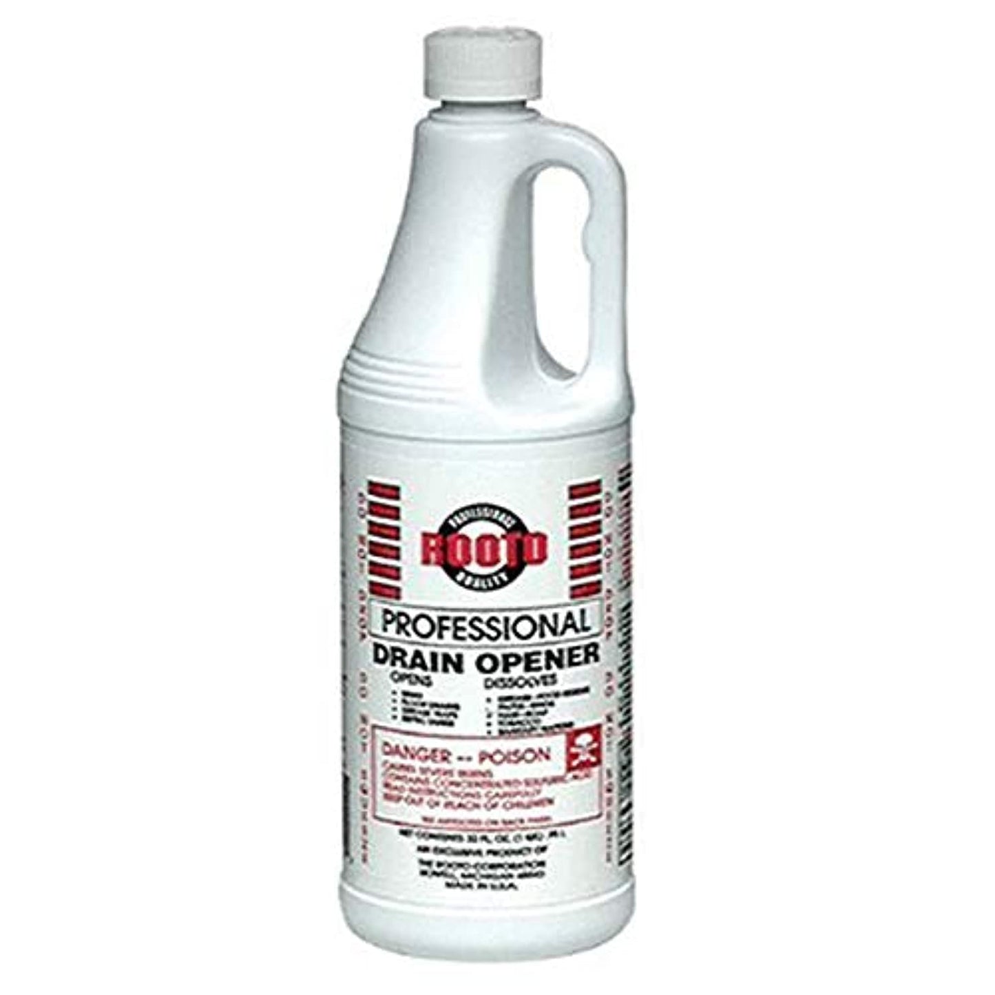 Rooto Professional Drain Opener|Deep Penetration|Opens Drains|Dissolves Grease and Residues from Septic Tanks,Bathrooms,Toilets,Kitchen Pipes|Easy