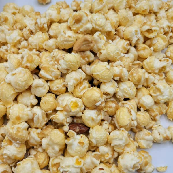 Cashew Almond Toffee Popcorn | 6 Pack | HR Poppin' Snacks - Made in USA - Made in Nebraska - 100's of flavors to choose from - Nebraska popcorn
