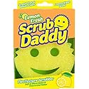 Scrub Daddy Sponge - Lemon Fresh Scent - Scratch-Free Multipurpose Dish Sponge - BPA Free & Made with Polymer Foam - Stain & Odor Resistant Kitchen