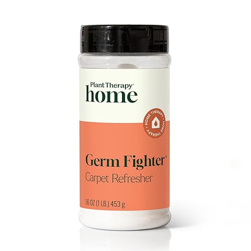 Plant Therapy Home Germ Fighter Carpet Refresher 16 oz Natural Ingredients, Neutralizes Odors, Naturally scented, Made without Phthalates, Dyes