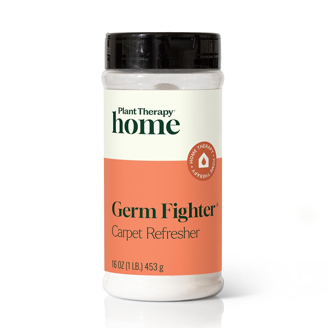 Plant Therapy Home Germ Fighter Carpet Refresher 16 oz Natural Ingredients, Neutralizes Odors, Naturally scented, Made without Phthalates, Dyes