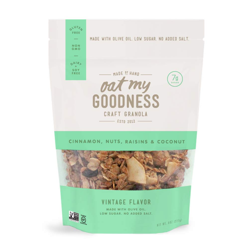 Oat My Goodness Premium Craft Granola, Vintage, 8 oz (Pack of 2) (861552000005)