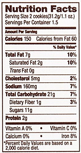Linden's Chocolate Chip Chippers Cookies - 2 oz Bags - 36 Bags- With Exclusive InPrimeTime Cookie Heart Magnet