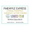 RxNutrition 2go Loaded Energy Tea (10 pack bulk, Pineapple Express)
