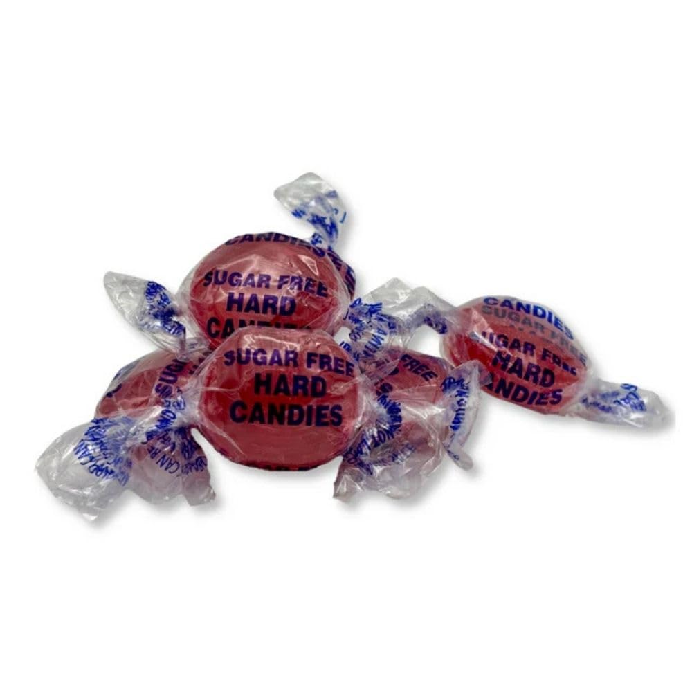 Sugar Free Cinnamon Hard Candy, Spicy Red Cinnamon Flavored Candy - 25 lb (Approx. 2,250 pieces)