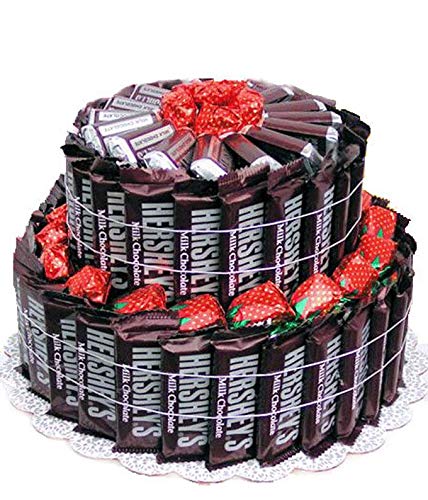 From You Flowers Ultimate Milk Chocolate Cake - 7 Inch Layer Cake Serves 6-8, Fresh Bakery Dessert for Birthday, Anniversary & Celebration Gifts