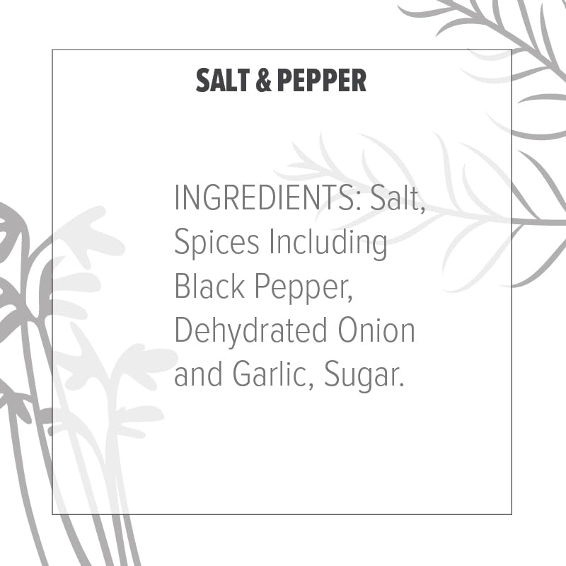 MES Amis Salt & Pepper Symphony Supreme + Cali Garlic Bliss Plus Pepper & Parsley (2-Pack) - Gourmet All-Purpose Seasoning & Spice Blend