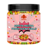 SMIBZE Natural Khatta Meetha Punch Sugar Balls 100 GM (Pack of 1) SMIBZE