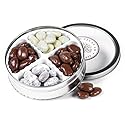 Four Chocolate Pecan Gift Tin | 1 Lb | Millican Pecan since 1888 | San Saba, Texas