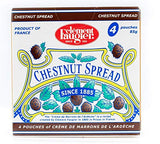 Clement Faugier Chestnut Spread From France 3oz (Pack of 4) Chestnut Jam Pouch | Creme De Marron Chestnut Puree | Chestnut Paste French | Gourmet
