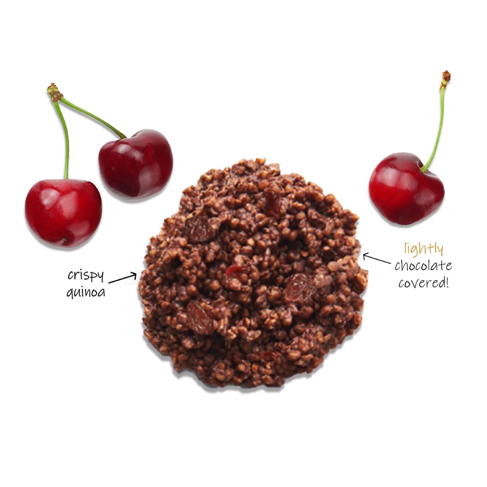 Undercover Chocolate Co, Quinoa Crisps Dark Chocolate Cherries, 3 Ounce