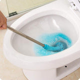 Flexible Toilet Plunger and Clog Remover for Siphon Toilets, Heavy Duty Bathroom Plunger with ABS Handle, Stainless Steel Pipe, TPR Elastic Head