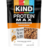 KIND Protein MAX Granola, Peanut Butter, Gluten Free, High Protein, Keto Snacks, 15g Protein, 9oz, 1 Count