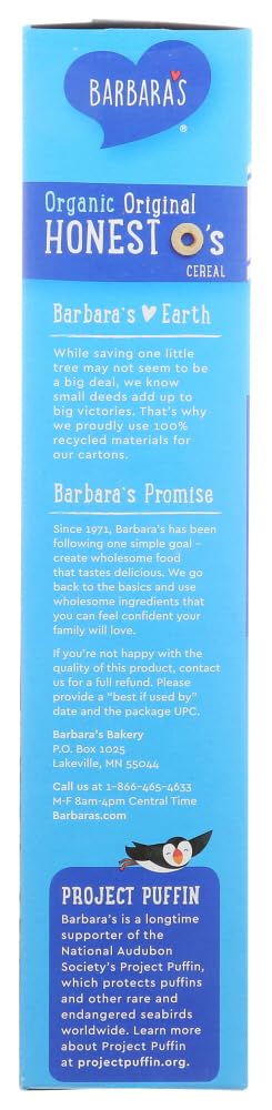 Barbara's Bakery Hole 'n Oats Cereal Fruit Juice Sweetened - 8 oz