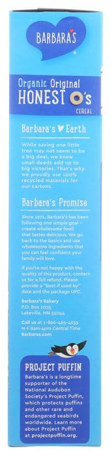 Barbara's Bakery Hole 'n Oats Cereal Fruit Juice Sweetened - 8 oz