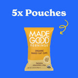 Made Good Mornings Organic Baked Oat Cups, Banana Chocolate Chip (5 Count)