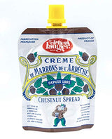 Clement Faugier Chestnut Spread From France 3oz (Pack of 4) Chestnut Jam Pouch | Creme De Marron Chestnut Puree | Chestnut Paste French | Gourmet