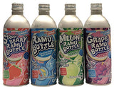 [JapanRare] SANGARIA RAMUNE MIX COMBO (ORIGINAL, MELON, GRAPE, STRAWBERRY) - 24 ALUMINUM BOTTLES, 16.2 FL OZ EACH