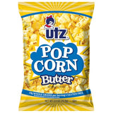 Utz Butter Popcorn - 14 Count, 2.5 oz Bags - Classic Buttery Flavor and Light Crunch - Snack Pack for Movie Nights, Lunches, and On-the-Go Snacking