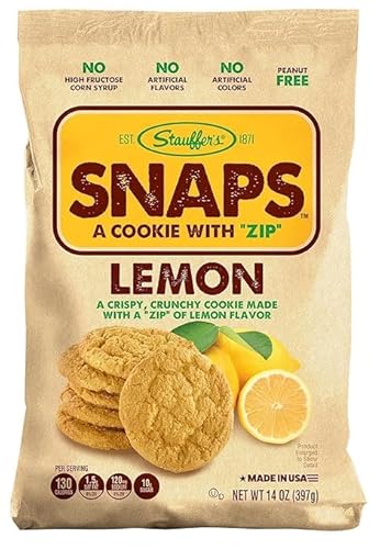Stauffer's Original Recipe Lemon Snaps 14 oz. Bags (3 Bags)
