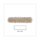 Boardwalk BWK1036 36 in. x 3 in. Cotton Dust Mop Head - White