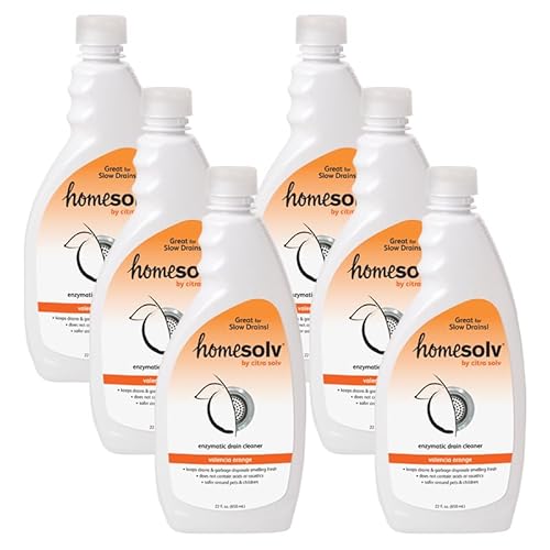 Homesolv Enzyme Drain Cleaner and Deodorizer - Breaks Down Grease Build Up, Eliminating Odors and Smells, Septic Safe, Non-Caustic Sink Drain
