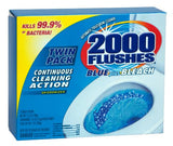 2000 Flushes Blue Plus Bleach Automatic Toilet Bowl Cleaner, 3.5 OZ TWIN-PACK (PACK OF 1), Net Weight: 7 Ounce