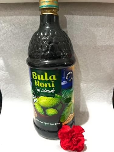 Fijian Noni Juice - 100% Certified Organic (Single Bottle/33.8 Fl.Oz) High Levels of Antioxidants | Cold Pressed from Organic Noni Fruits. Boosts
