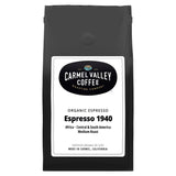 Carmel Valley Coffee Roasting Espresso 1940 - Organic Medium Roast, Africa, Central & South America - Notes of Dried Berries, Toasted Nuts & Baker’s
