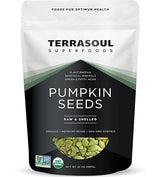 Terrasoul Superfoods Organic Pumpkin Seeds, 2 Lbs - Premium Quality, Shelled, Raw, Unsalted