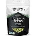 Terrasoul Superfoods Organic Pumpkin Seeds, 2 Lbs - Premium Quality, Shelled, Raw, Unsalted