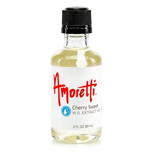 Amoretti - Cherry Sweet Extract Water Soluble 2 oz - Highly Concentrated & Perfect For Pastry, Savory, Brewing, and more, Preservative Free, Vegan