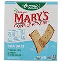 Marys Gone Crackers Organic Sea Salt Real Thin Crackers,