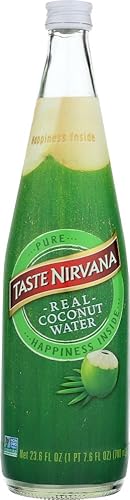 Taste Nirvana Coconut Water, 23.6 Ounce Bottles, 6 Count