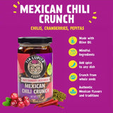 Tia Lupita Mexican Chili Crunch Cranberry - Salsa Macha, Crunchy Morita Chili Oil | Gluten-Free, Non-GMO, Vegan | 7.5 Oz (Pack of 2)