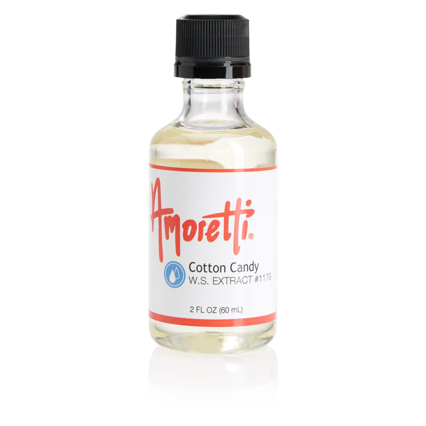 Amoretti - Cotton Candy Extract Water Soluble 2 oz - Highly Concentrated & Perfect For Pastry, Savory, Brewing, and more, Preservative Free, Vegan