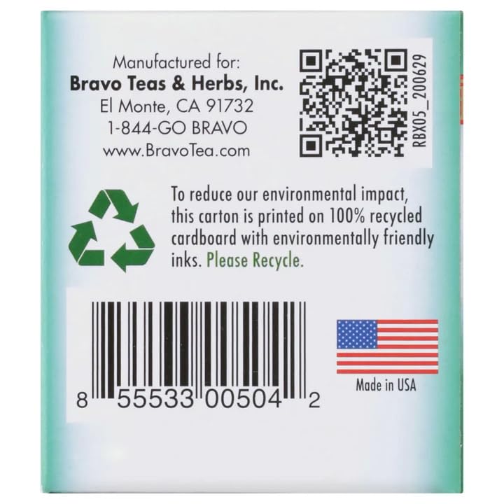 Bravo Teas, Colon Cleansing, 20 Count (pack Of 6)