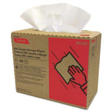 Double Recrepe Wipers, 9 3/4 x 16 1/2, White, 100/Box, 8 Box/Carton