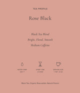 Art of Tea | Rose Black 2.5oz | Naturally Caffeinated Rose Tea | Artisan Loose Leaf Tea Tin
