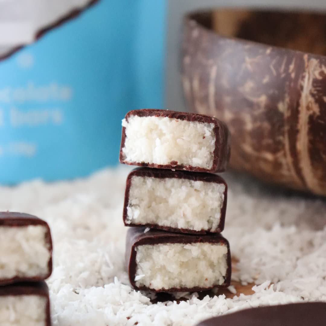 UNREAL Dark Chocolate Coconut Bars (2 Value Size Bags) | Vegan, 3g Sugar, & 3 Simple Ingredients | Non-GMO, Gluten Free, & Fair Trade | 9.5oz each