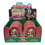 Boston America Merry Clarkmas Christmas Vacation Fruity Bulb Candy, Hard Candy Assortment in Collectible Tin, 1.5 Ounce, 12 Count Display Box