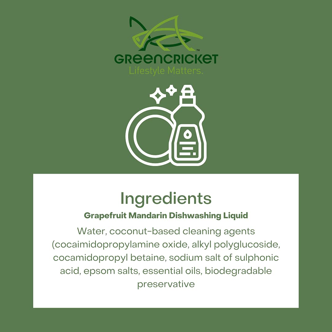 Green Cricket Citrus Dish Wash Liquid