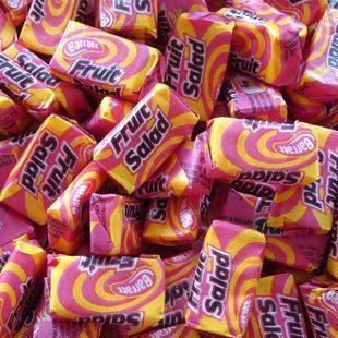 Barratt Fruit Salads Chews 250 Gram Bag (1/4 Kilo) by Barratt