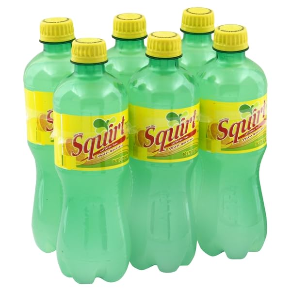 Squirt Soda, Caffeine Free Grapefruit, 16.9 Fl Oz