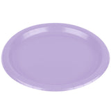 Lavender Round Paper Plates - 8.5" (Pack Of 20) - Perfect For Parties, Celebrations & Picnics