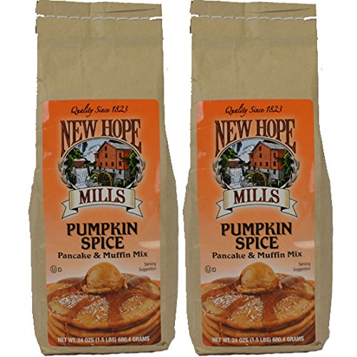 New Hope Mills Pumpkin Spice Pancake & Muffin Mix - 24 oz - Kosher(Dairy) - 2 Pack