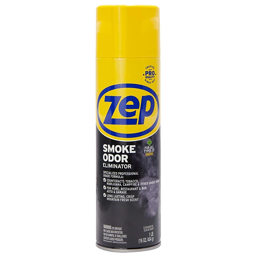 OBS - Zep Smoke Odor Eliminator Aerosol - 16 oz (Pack of 2) ZUSOE16 - Eliminate Cannabis (Marijuana) and Tobacco Odors