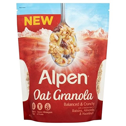 Alpen Oat Granola Raisins, Almonds & Hazelnuts 450g - Pack of 6